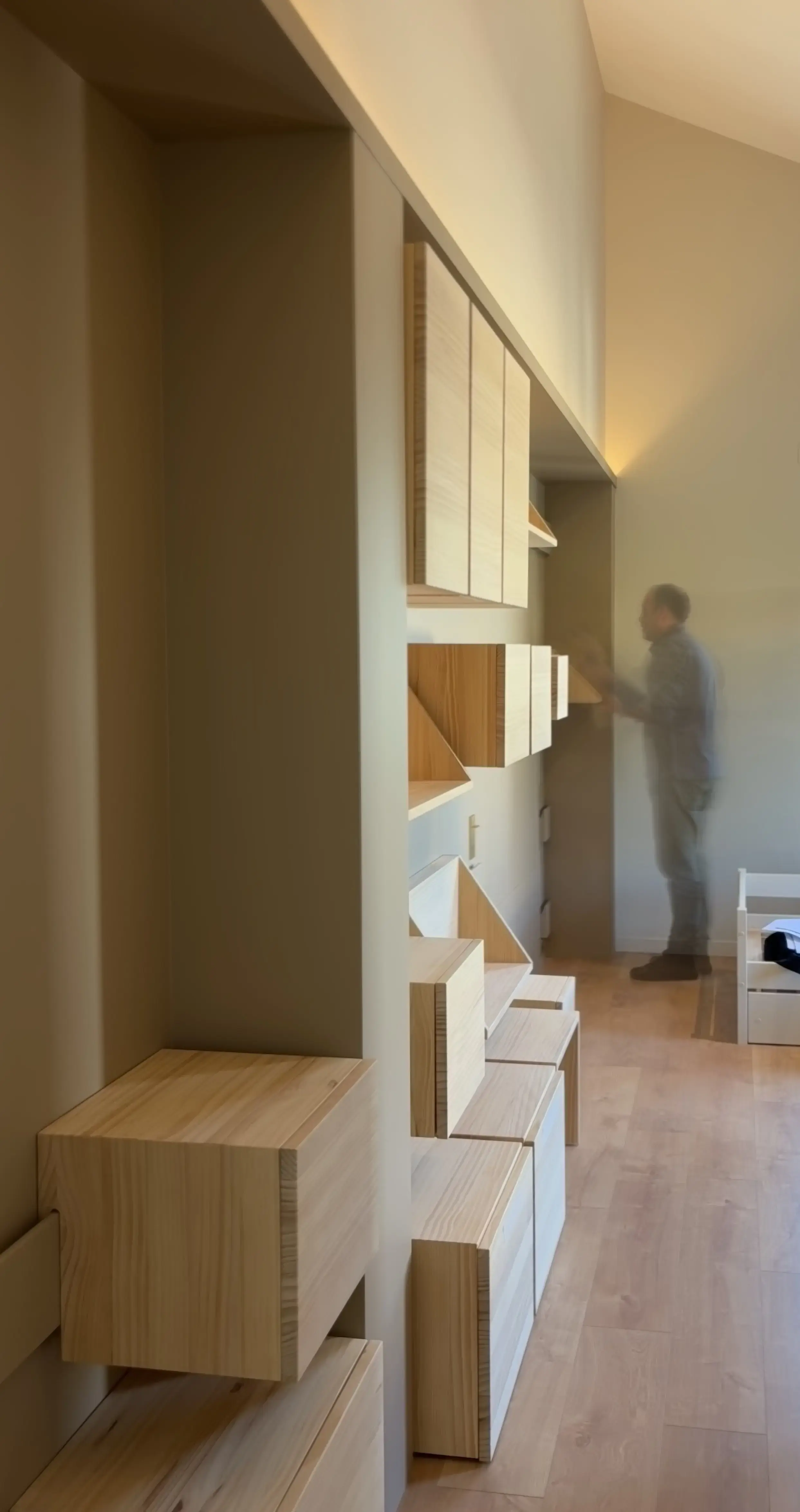 La Chambre Évolutive — aménagement modulaire en bois massif à Bordeaux